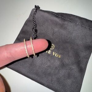 Julie vos diamond hoops